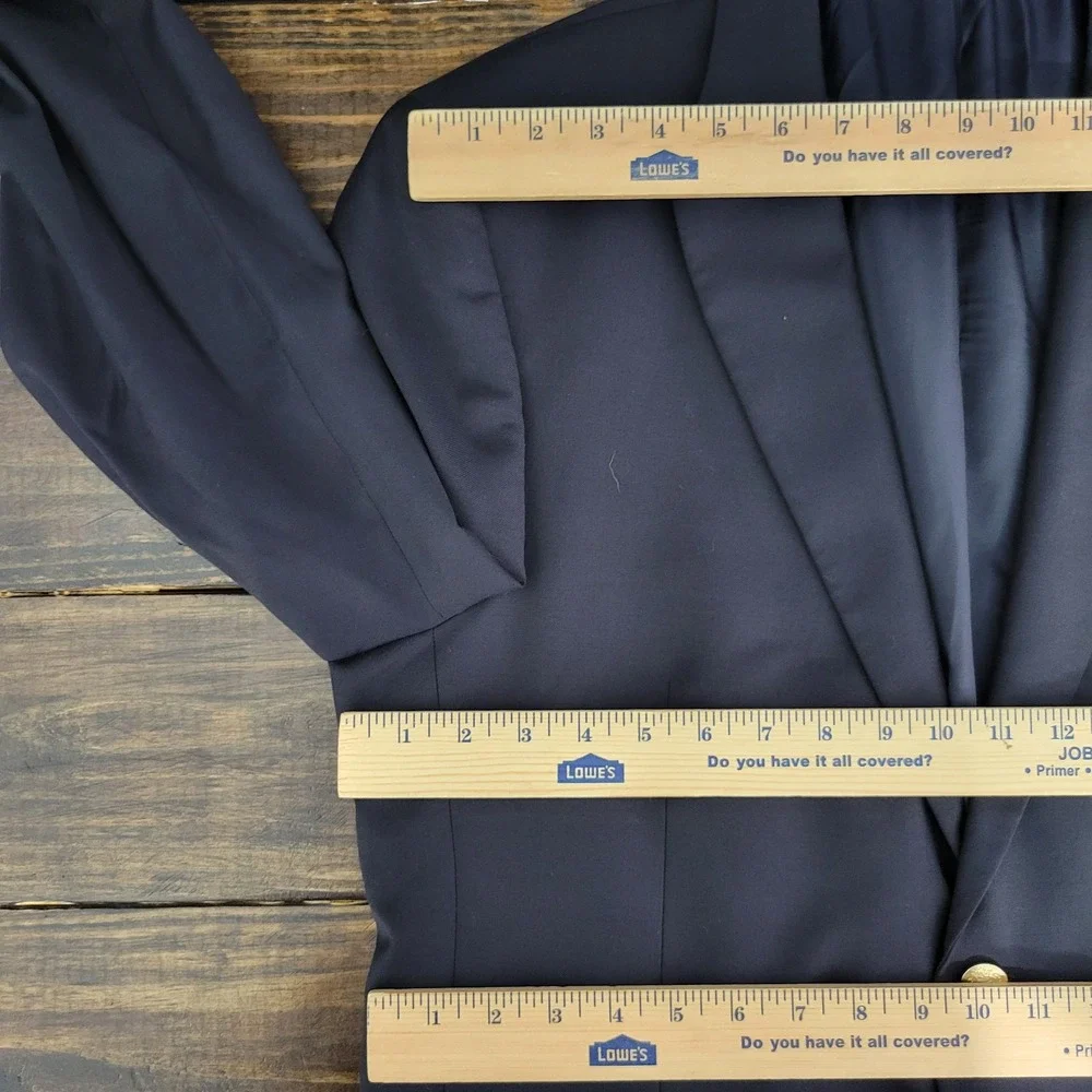 JOS A‎ BANK Signature Men's Sport Coat Blazer Two Button Navy Wool Size 43R